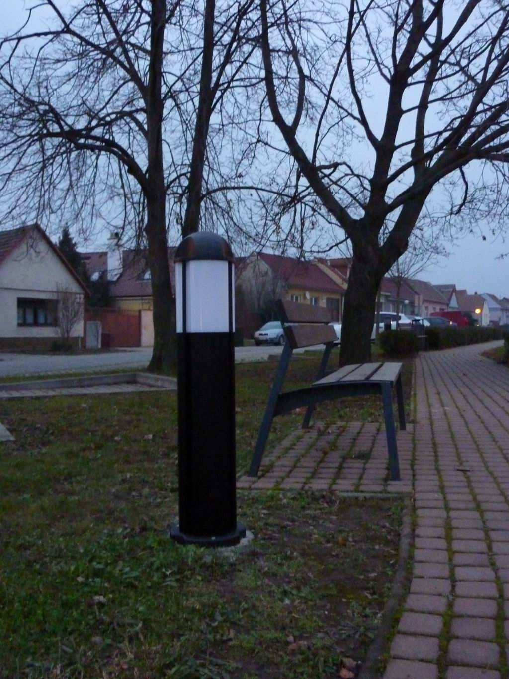Osvetlenie parku - Slovenský Grob