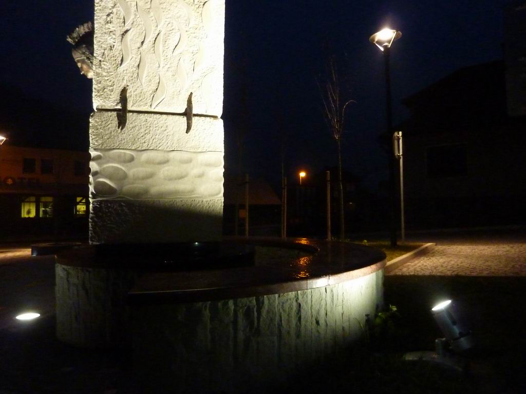Osvetlenie námestia Stará Bystrica